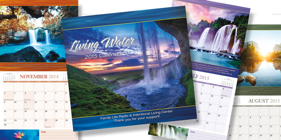 Living water calendar